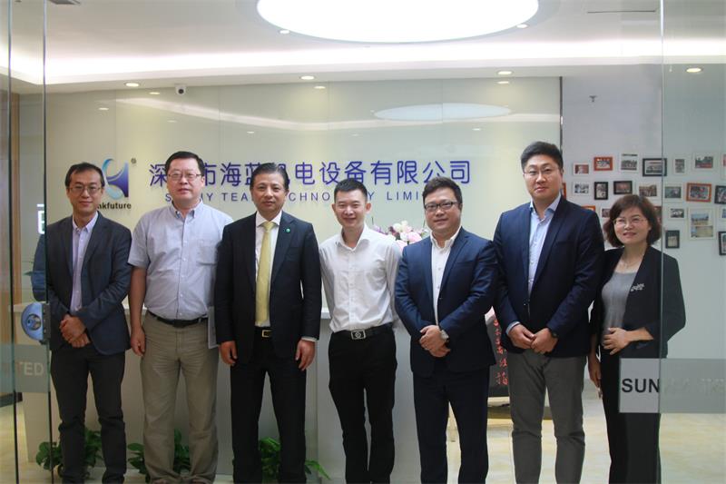 熱烈歡迎三菱電機(jī)自動(dòng)化蒞臨海藍(lán)機(jī)電參觀(guān)指導(dǎo)工作！