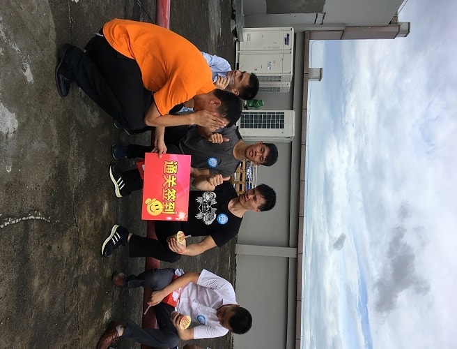 海藍(lán)電機運動員